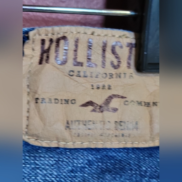 JEANS HOLLISTER CALIFORNIA AUTHENTIC DENIM 1922 SZ 28 W 30L - Picture 8 of 16